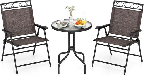 3pc bistro set outdoor - set,