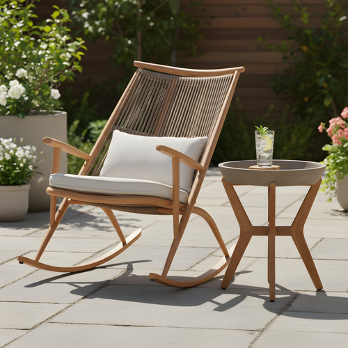 Maple rocking chair ceramic - maple,