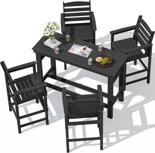 Outdoor bar set - bar, adirondack